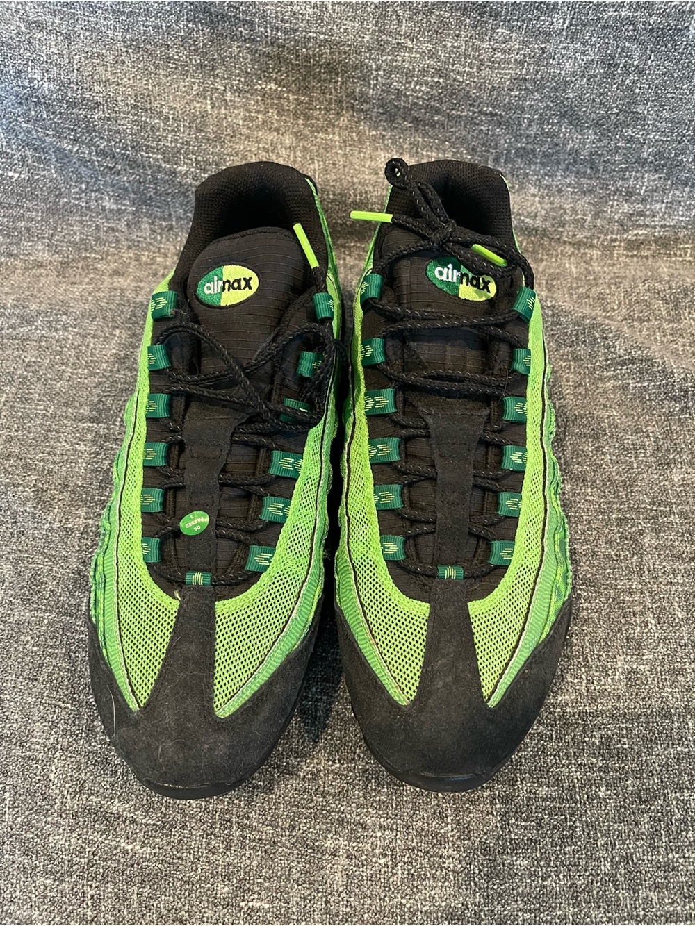 Nike Air Max 95 Naija Pine Green and Black Trainers